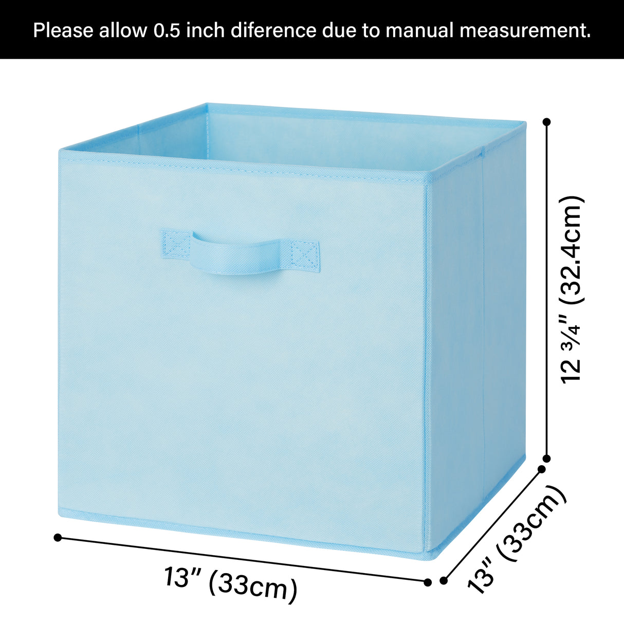 🍀Cube Storage Boxes 33x33 cm, Pack of 6