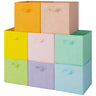 Fabric Cube Storage Bins with Handle, 8 Pack