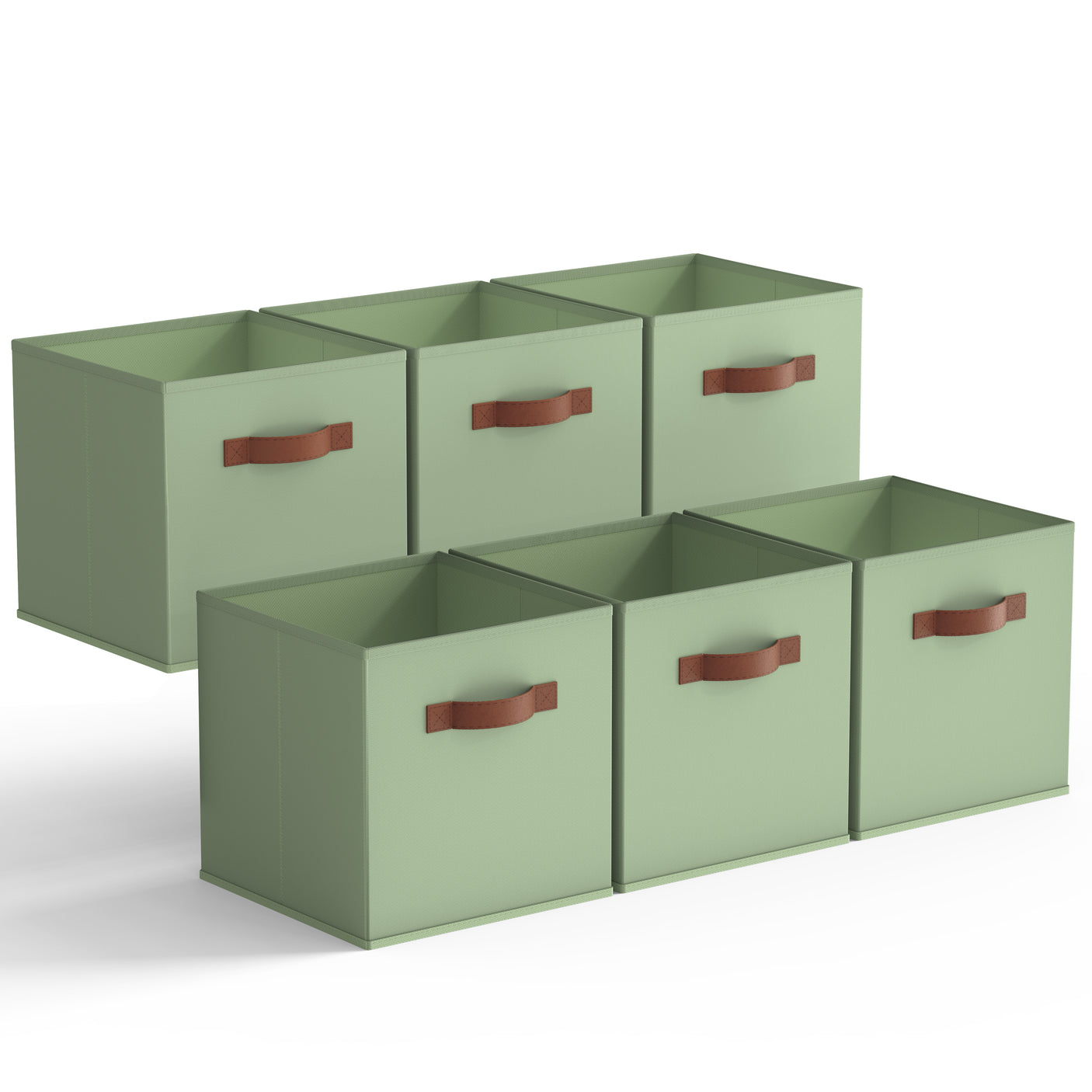 Cube Storage Bins, 13 x 13 inches, 6 Pack