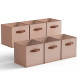 Cube Storage Bins, 13 x 13 inches, 6 Pack