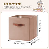 Cube Storage Bins, 13 x 13 inches, 6 Pack
