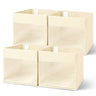 Cube Storage Bins with Window, 4 Pack