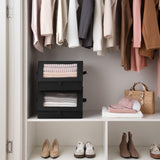 Storage Bins with Clear, Front-opening Lids