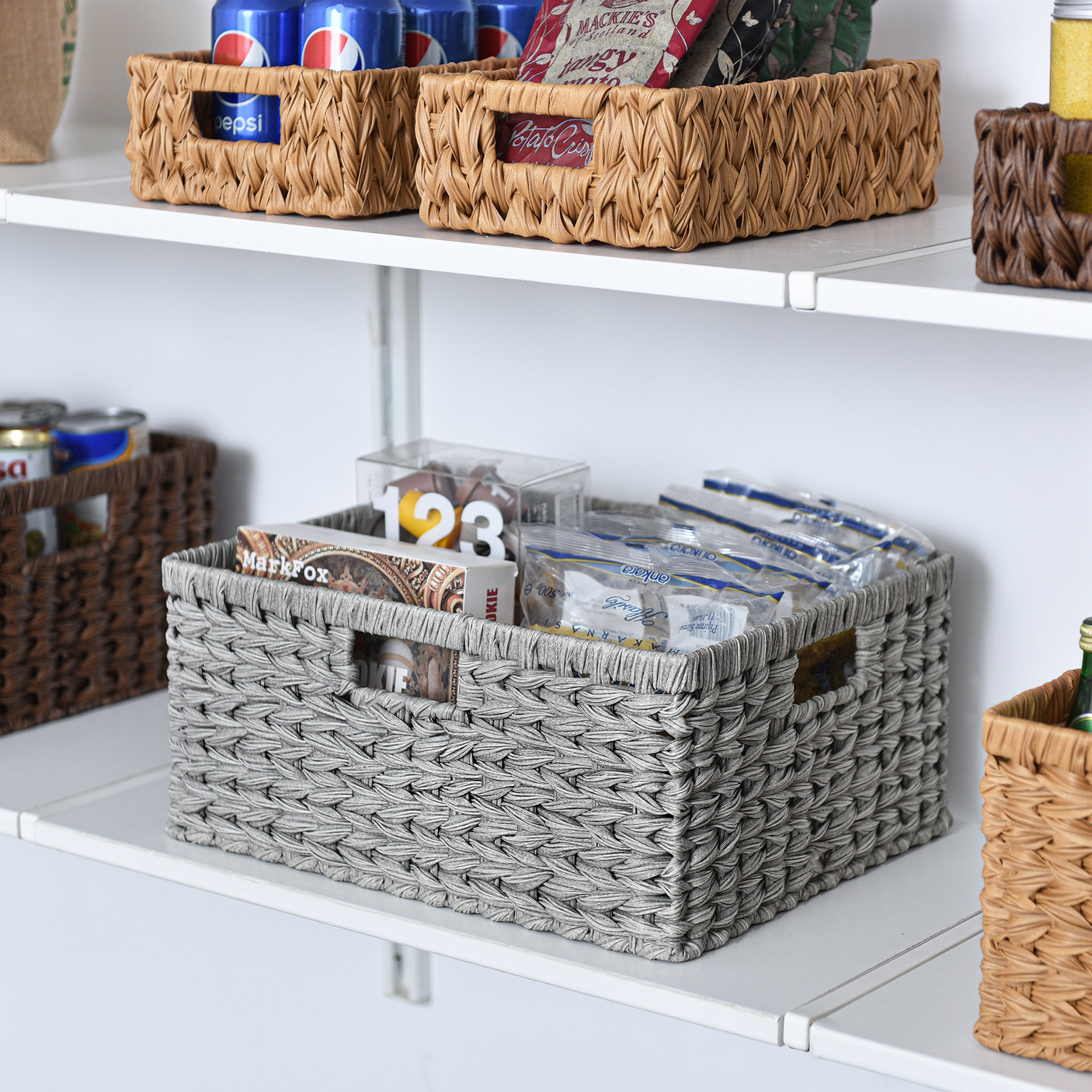 Large Handwoven Wicker Basket