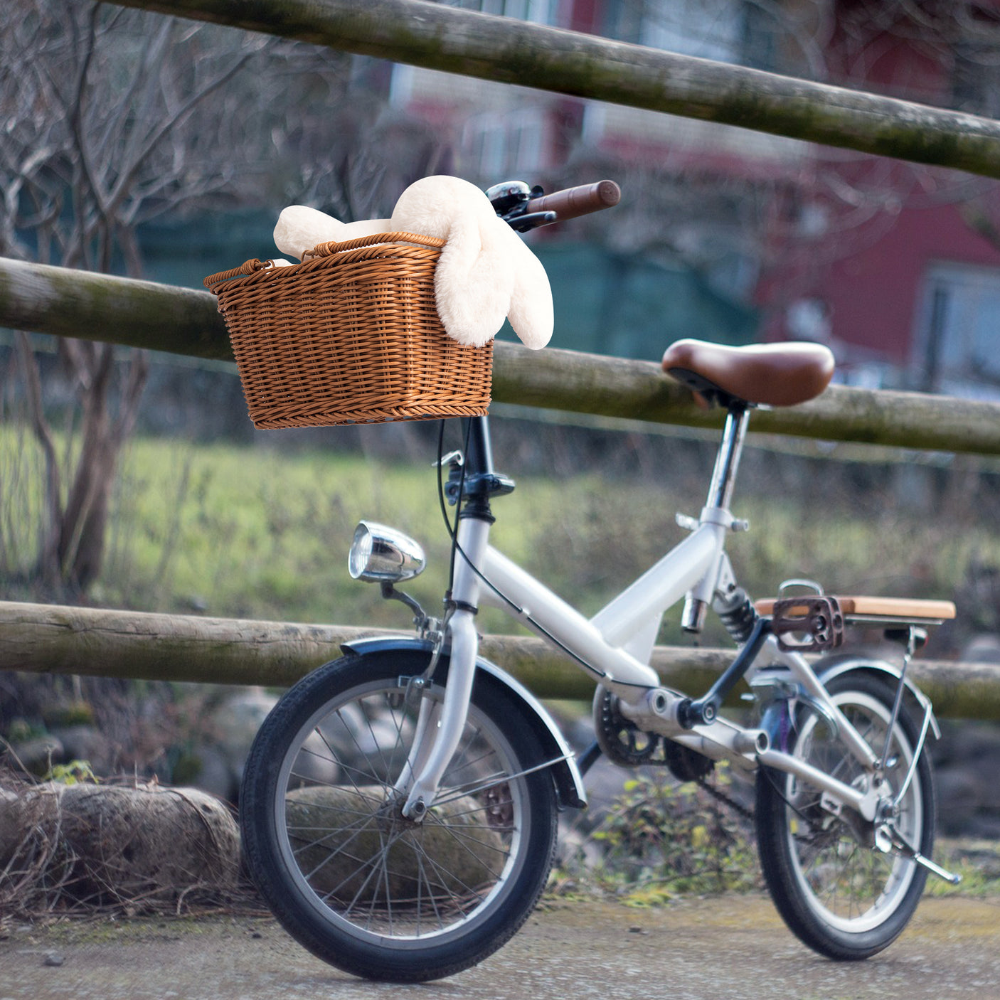 Grils' Bike Basket with Extra Handles