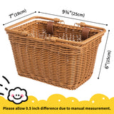 Grils' Bike Basket with Extra Handles