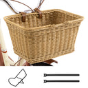 Detachable Wicker Bike Basket for 5 Color