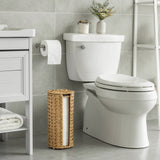 Extra Toilet Paper Holder Stand with Lid