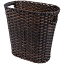 Handwoven Wicker Trash Can with Handles