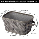 Wicker Storage Basket, 3 Pack