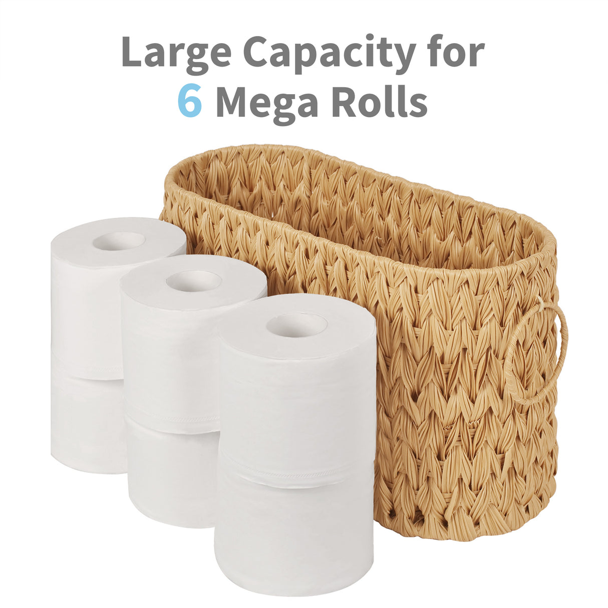 🍀Toilet Rolls Storage Baskets