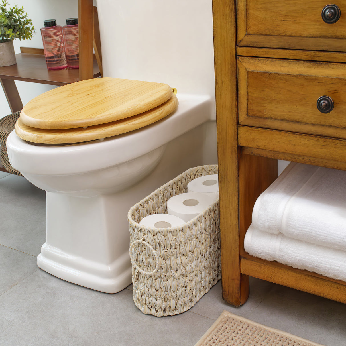 🍀Toilet Rolls Storage Baskets