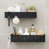 Hanging Woven Bathroom Shelves, 2 in 1 Pack