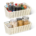 2-Pack Wicker Hanging Basket