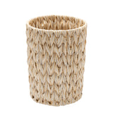 2 Gallon Beige Small Wicker Trash Can