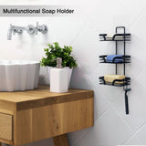 Bar Soap Holder with Hooks