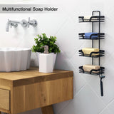 Bar Soap Holder with Hooks