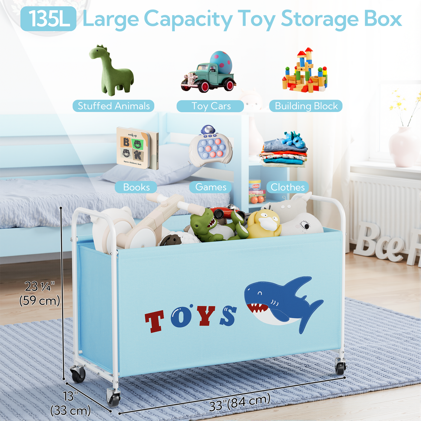 Toy Box for Boys Girls