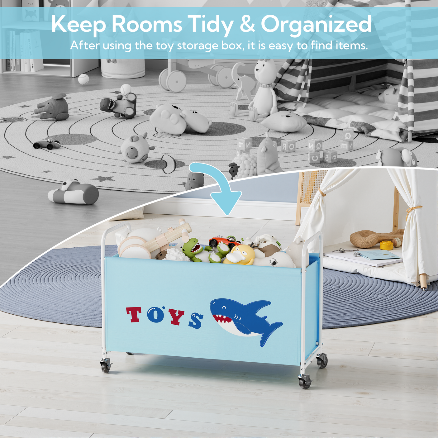 Toy Box for Boys Girls
