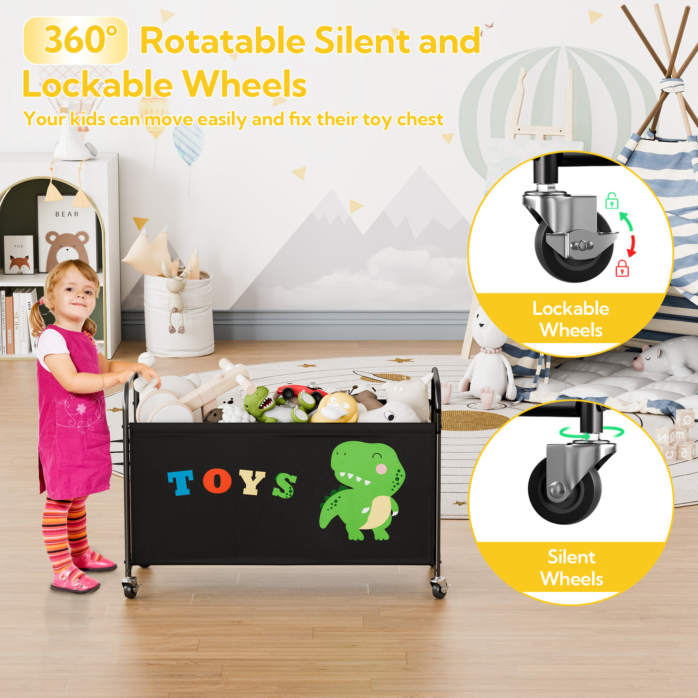 Toy Box for Boys Girls
