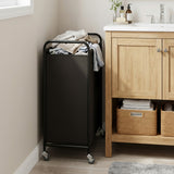 Slim Laundry Hamper with Wheels
