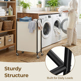 Slim Laundry Hamper with Wheels