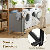 Slim Laundry Hamper with Wheels