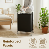 Slim Laundry Hamper with Wheels