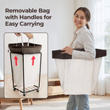 160L Laundry Basket with Wheels