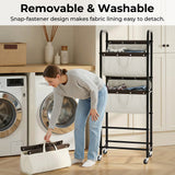 3 Tier Laundry Sorter with Wheels