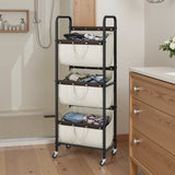 3 Tier Laundry Sorter with Wheels