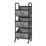 3 Tier Laundry Sorter with Wheels