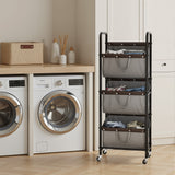 3 Tier Laundry Sorter with Wheels