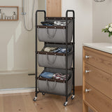 3 Tier Laundry Sorter with Wheels