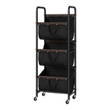 3 Tier Laundry Sorter with Wheels