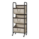 3 Tier Laundry Sorter with Wheels