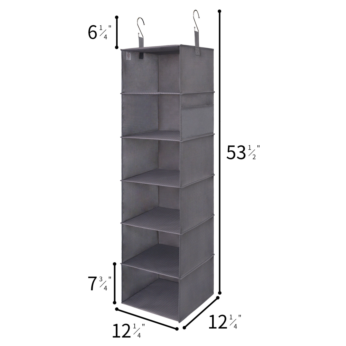 6-Shelf Hanging Clothes Organizer