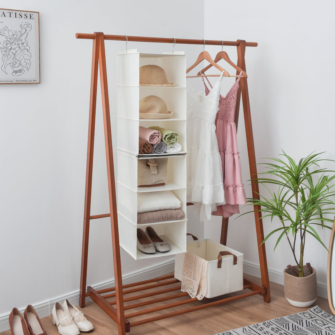 6-Shelf Separable Hanging Organizer