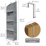 4-Shelf Over-the-door Hanging Organizer