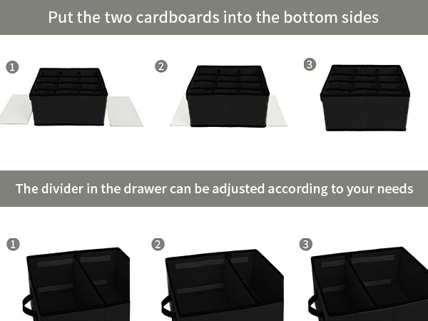 6-Shelf Hanging Closet Organizer with Drawers