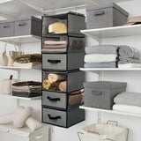 6-Shelf Separable Hanging Organizer with Drawers