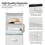 6-Shelf Separable Hanging Organizer with Drawers