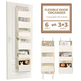 6-Shelf Separable Over-the-door Hanging Organizer