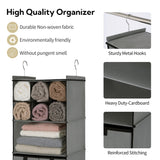 3-Shelf Hanging Storage Organizer with Drawers