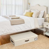 Underbed Organizer with Zipper Lid for Bedroom, 2 Pack