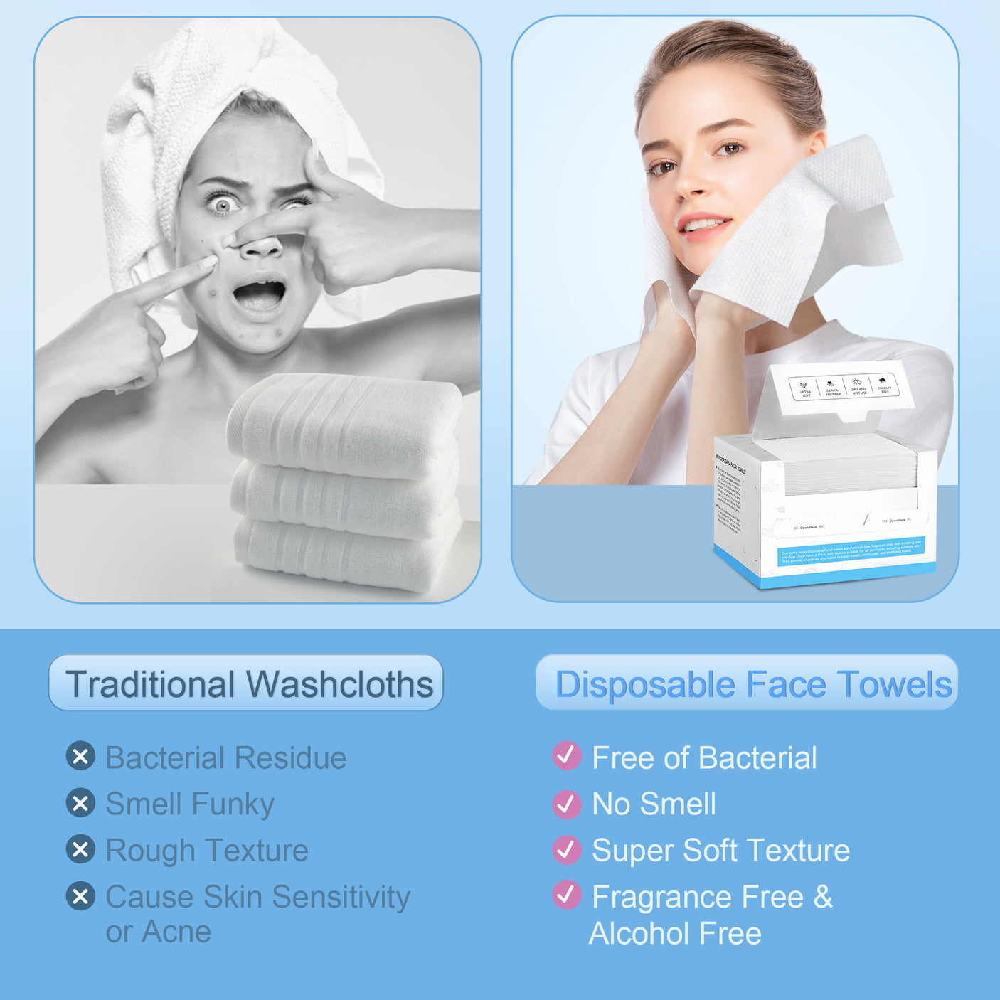 Disposable Face Towel