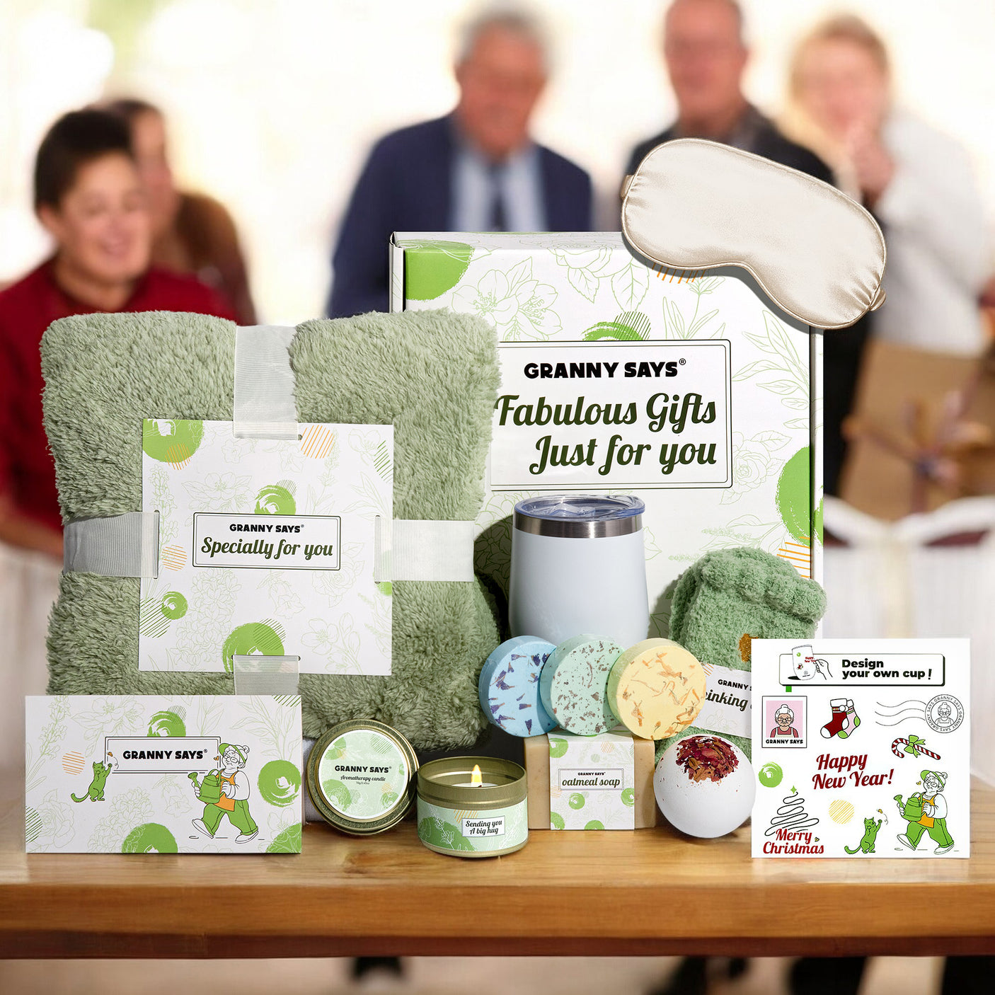 13-Piece Gifts Set for Women, GRANNY SAYS·Special Green