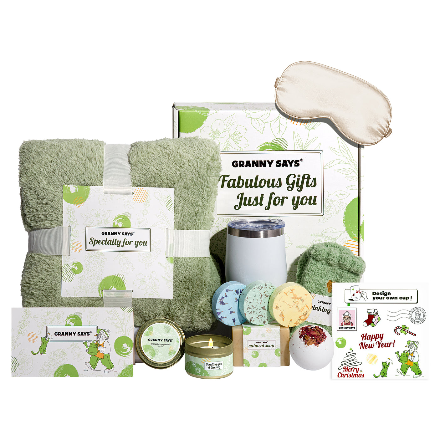 13-Piece Gifts Set for Women, GRANNY SAYS·Special Green