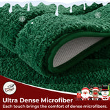 Christmas Red & Green Bath Rug