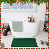 Christmas Red & Green Bath Rug